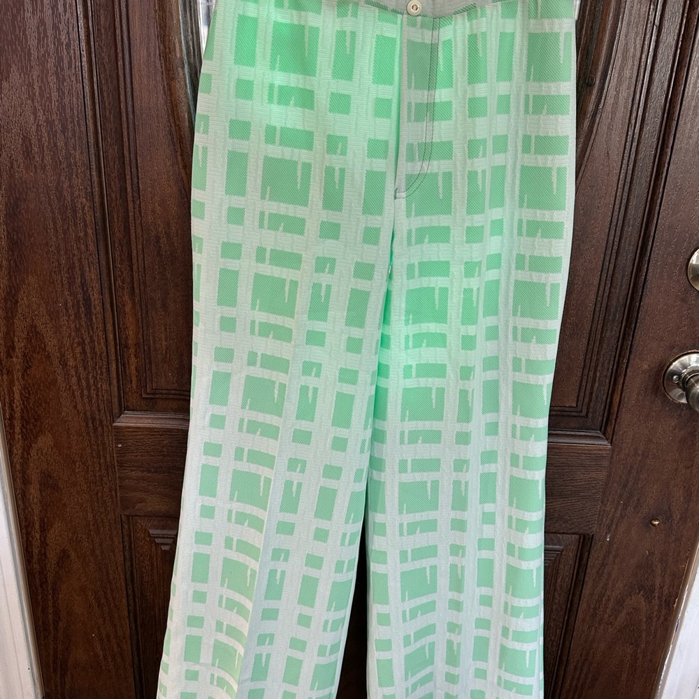 Mint Green Wide Leg Pants